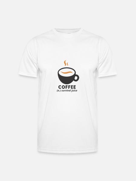 Coffee - Men's Functional T-Shirt - white