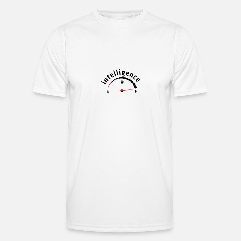Intelligence(Lustige Sprüche) Männer Funktions-T-Shirt