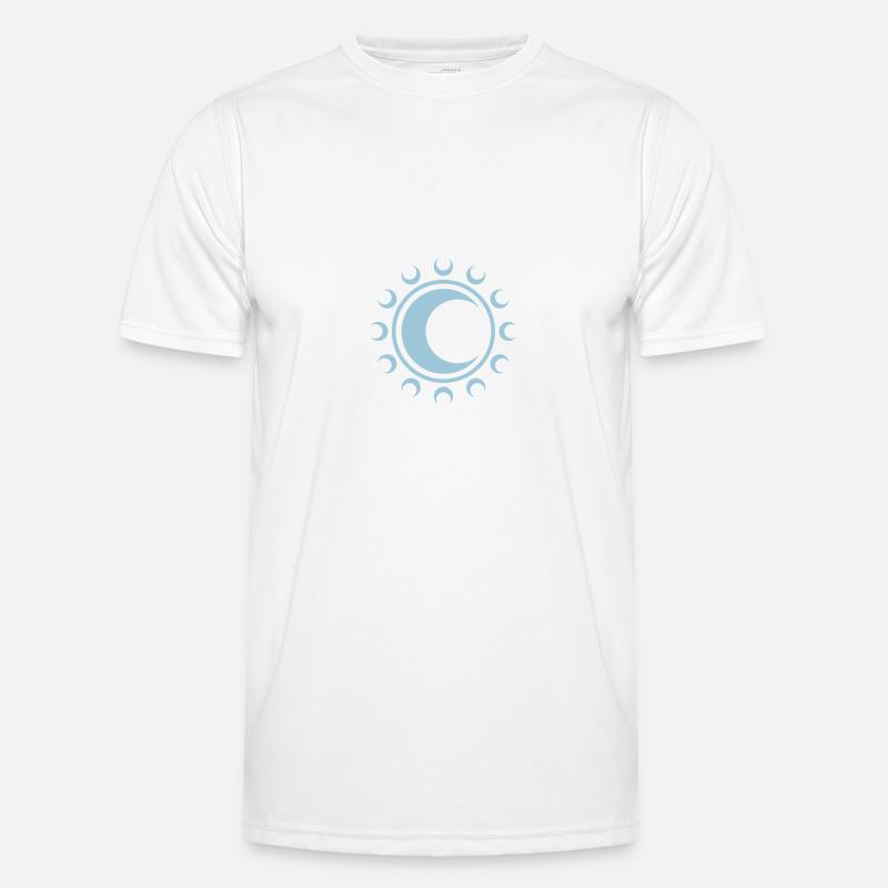 Moon Symbol Crescent Crescent - Men's Functional T-Shirt - white