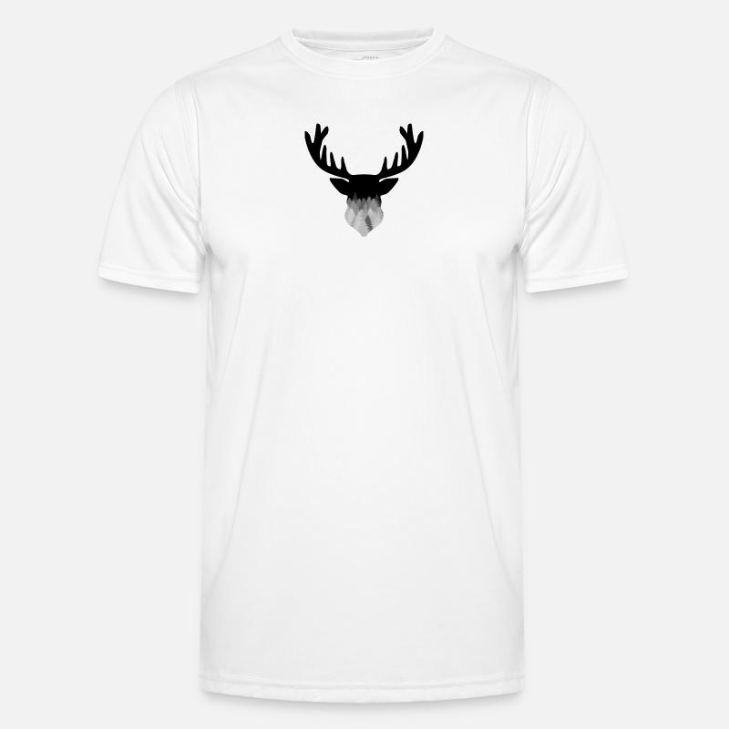 Waldhirsch Männer Funktions-T-Shirt