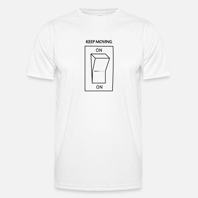 Continuez à avancer T-shirt sport Homme