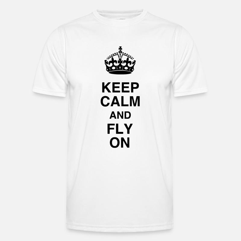 Flugzeug / Luftfahrt / Arbeit / Job - Männer Funktions-T-Shirt - Weiß