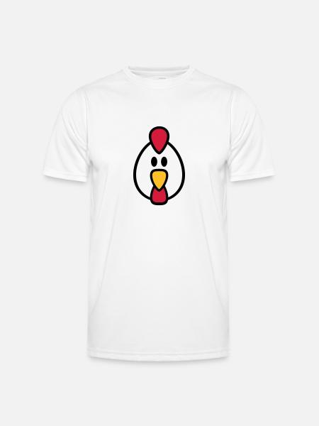Chicken - Men's Functional T-Shirt - white