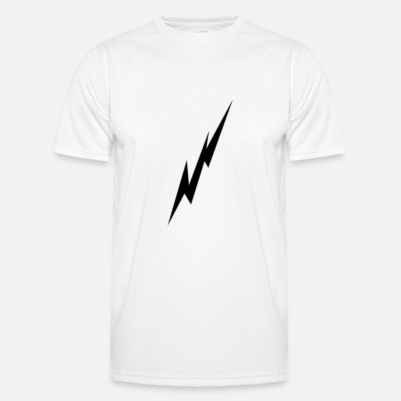 Lightning - Men's Functional T-Shirt - white