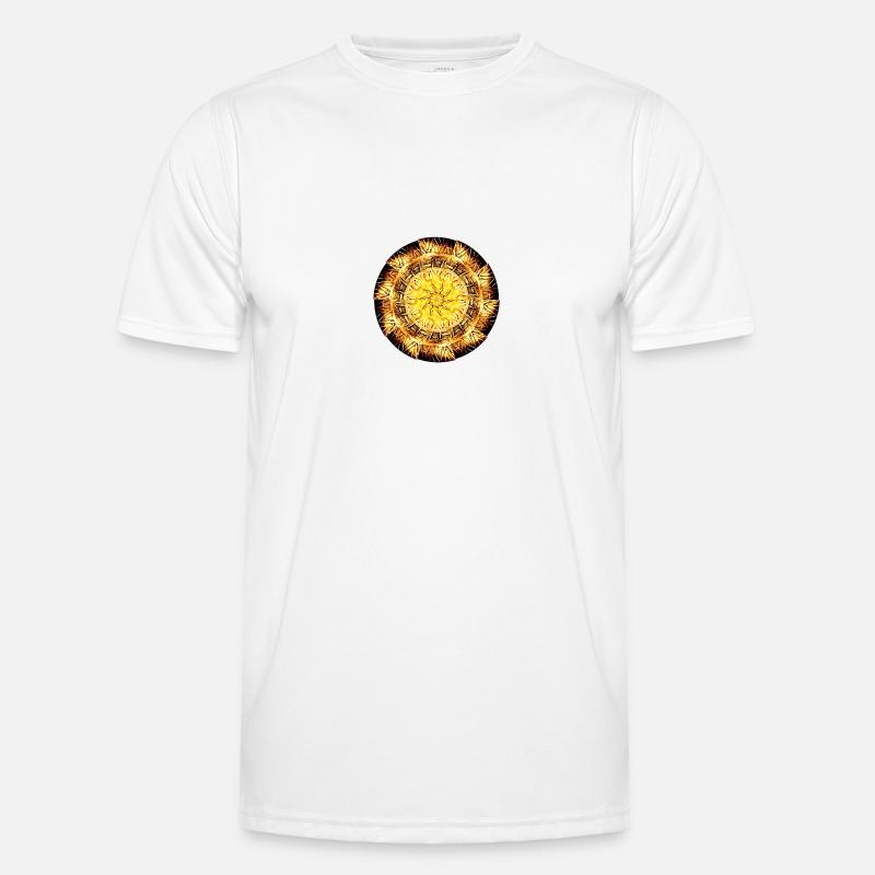 Mandala Männer Funktions-T-Shirt