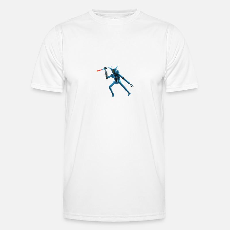 Friedlicher Roboter Männer Funktions-T-Shirt