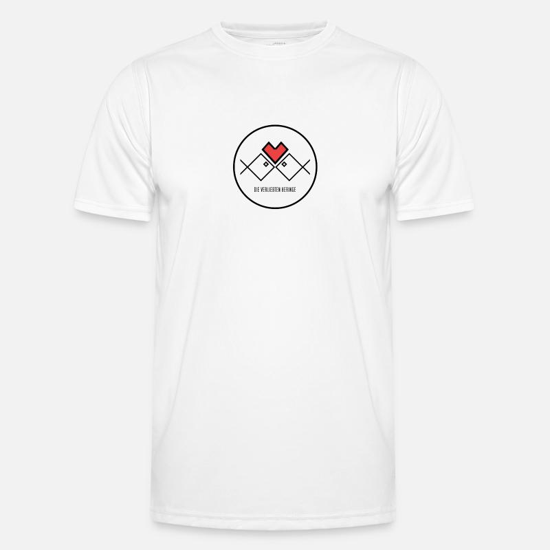 DIE VERLIEBTEN HERINGE Männer Funktions-T-Shirt