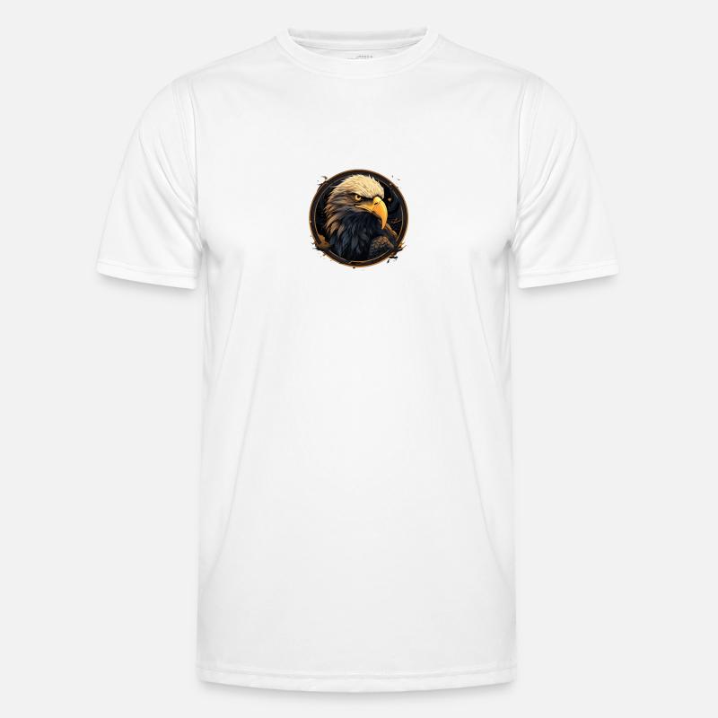wunderschöner farbiger Adler Männer Funktions-T-Shirt