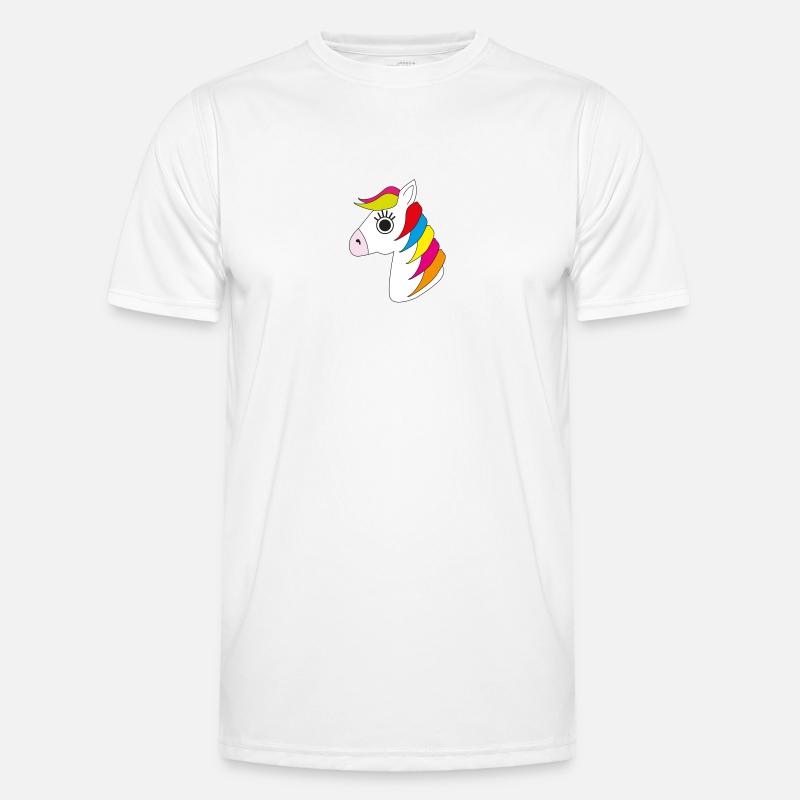 pferd Männer Funktions-T-Shirt