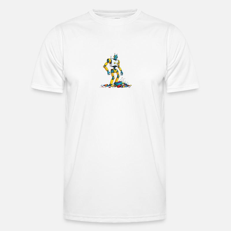 When AI Tries to Clean Up Men's Functional T-Shirt