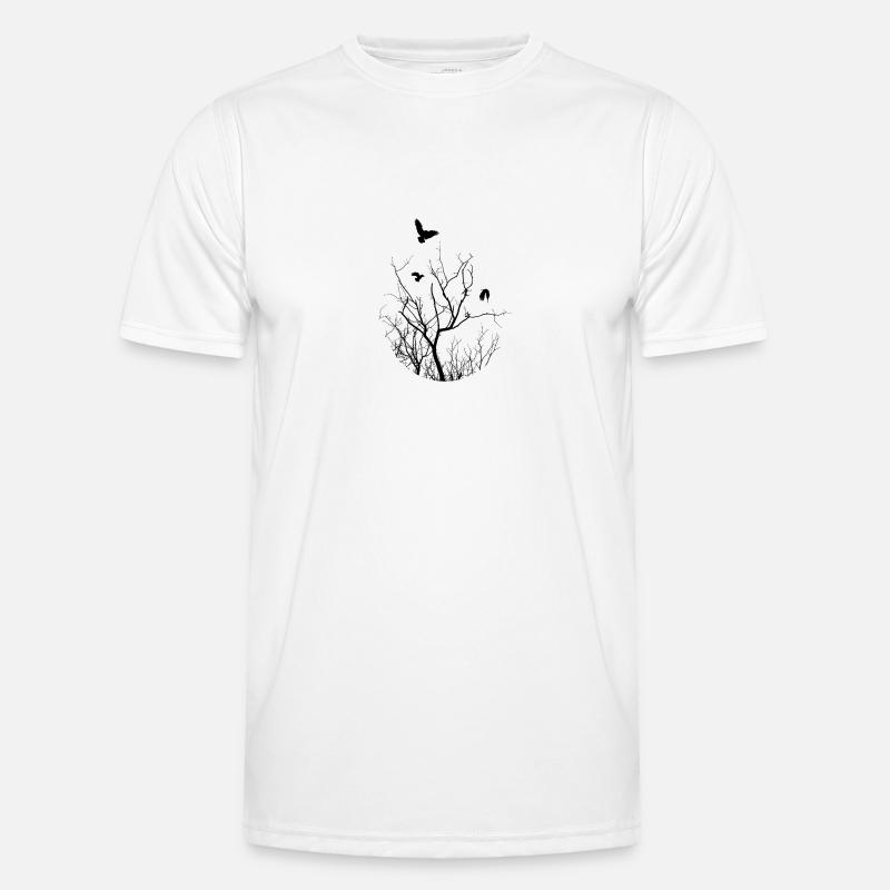 Vogel Männer Funktions-T-Shirt
