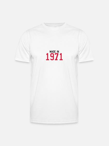 1971 - Men's Functional T-Shirt - white