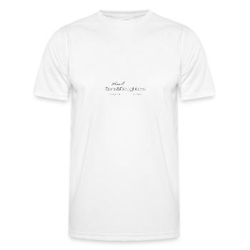 Sons&Daughters - Männer Funktions-T-Shirt - Weiß - Vorne - AI Model Male 178 dark (178cm)