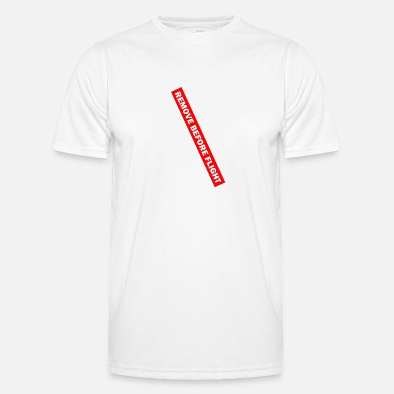 REMOVE BEFORE FLIGHT 02 Men's Functional T-Shirt