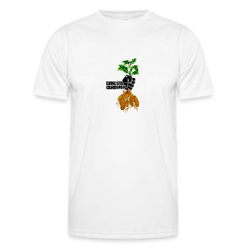 Gangsta Gardener Potato - Men's Functional T-Shirt - white - Front - AI Model Male 178 dark (178cm)