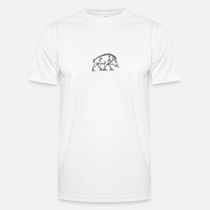 Celtic boar - Men's Functional T-Shirt - white