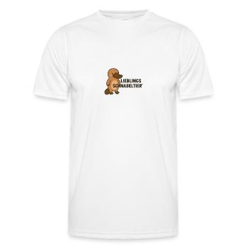 FAVORITE PLATYPUS - Men's Functional T-Shirt - white - Front - AI Model Male 178 dark (178cm)