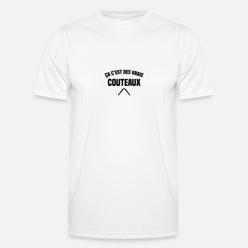 Ça c'est des vrais couteaux T-shirt sport Homme