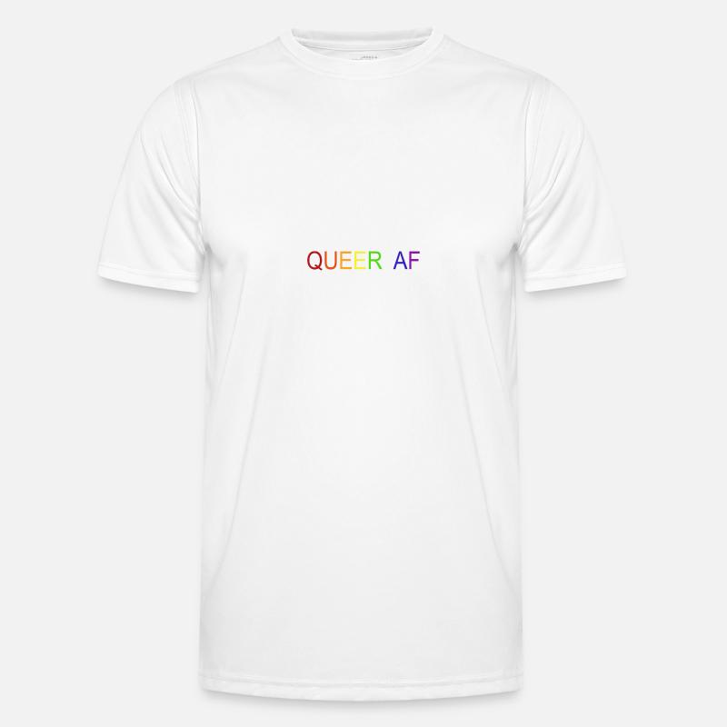 QUEER AF Männer Funktions-T-Shirt