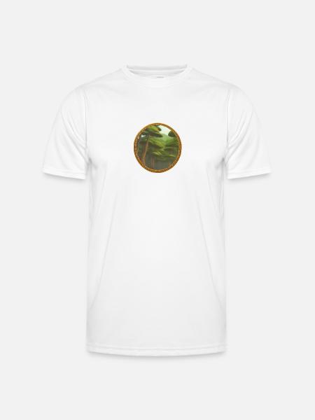 Waldliebe für Groß und Klein - Männer Funktions-T-Shirt - Weiß