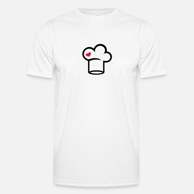Chef hat - Men's Functional T-Shirt - white