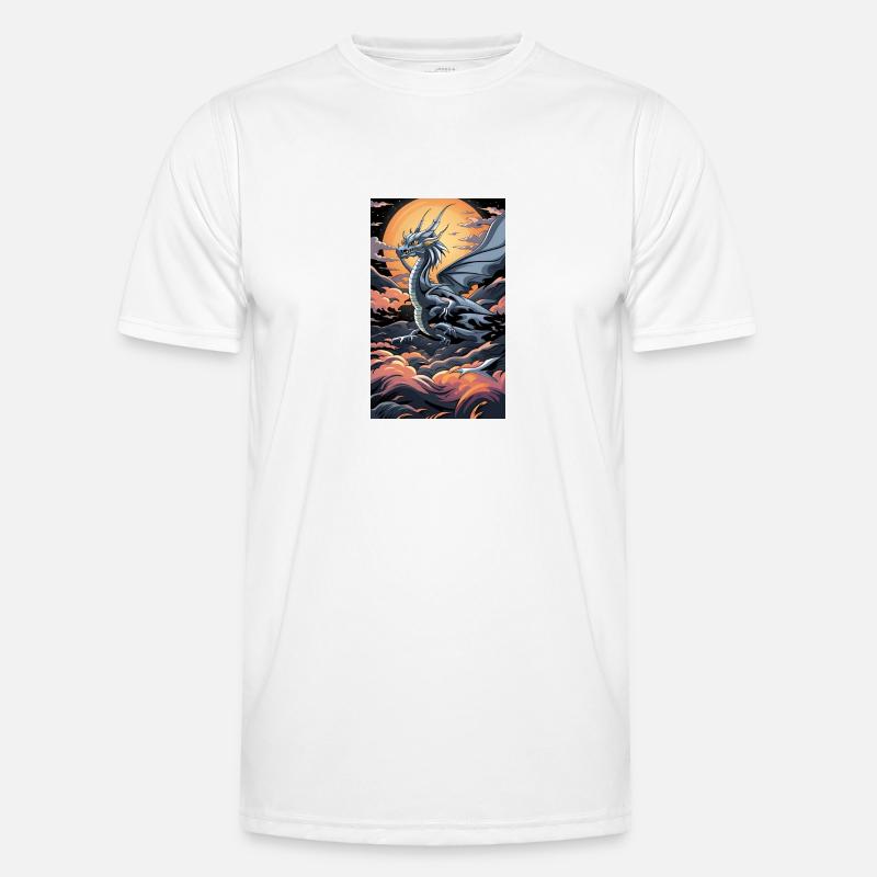 Moonlight Soaring:Otherworldly Beast Men's Functional T-Shirt