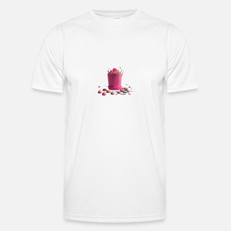 Candy Ice Cream - Men's Functional T-Shirt - white