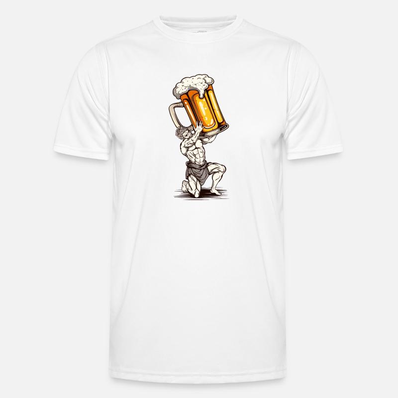 Beer Statue Men's Functional T-Shirt