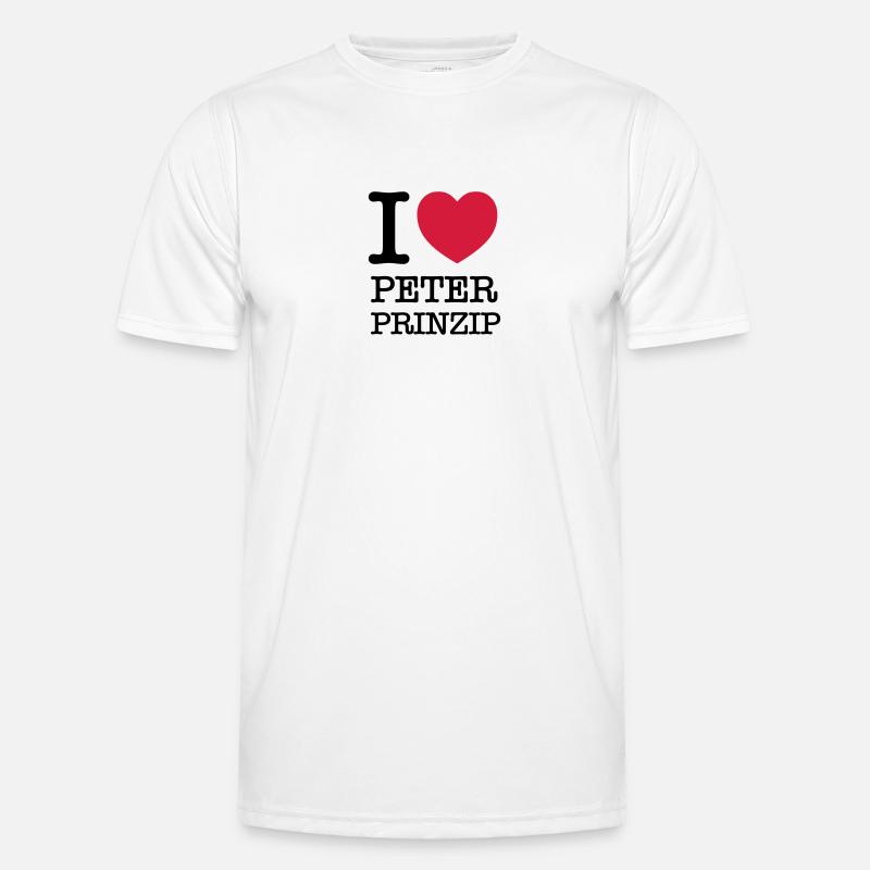 I Love "Peter Principle" Men's Functional T-Shirt