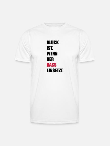 Musik - Männer Funktions-T-Shirt - Weiß