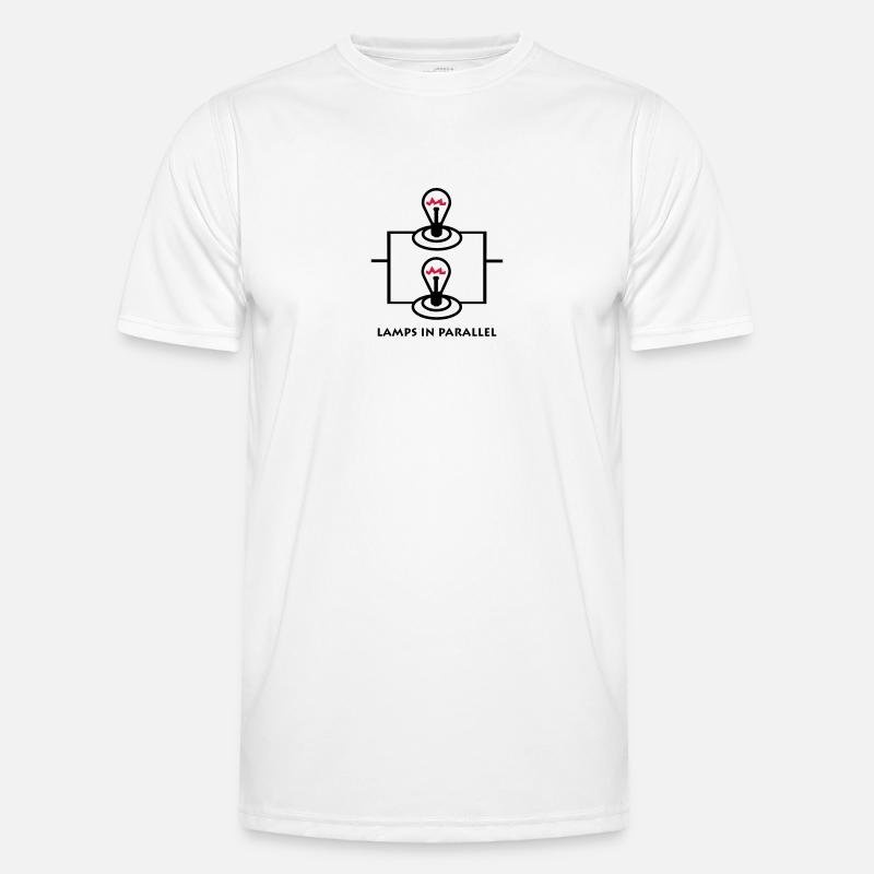 Lampen parallel Männer Funktions-T-Shirt