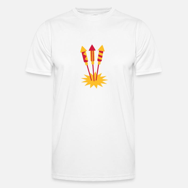 Fireworks rocket Men's Functional T-Shirt