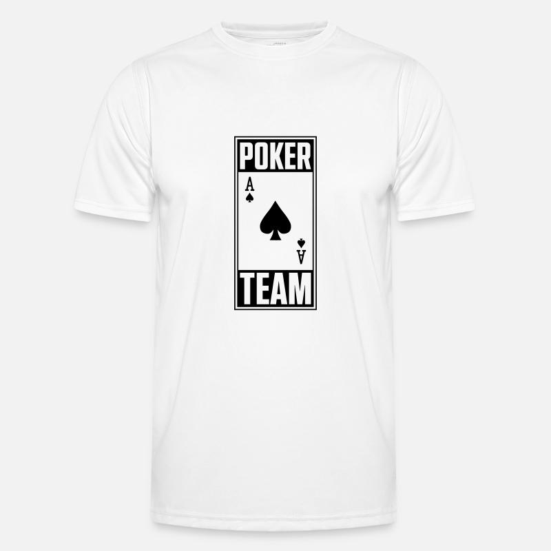 poker team pik Männer Funktions-T-Shirt