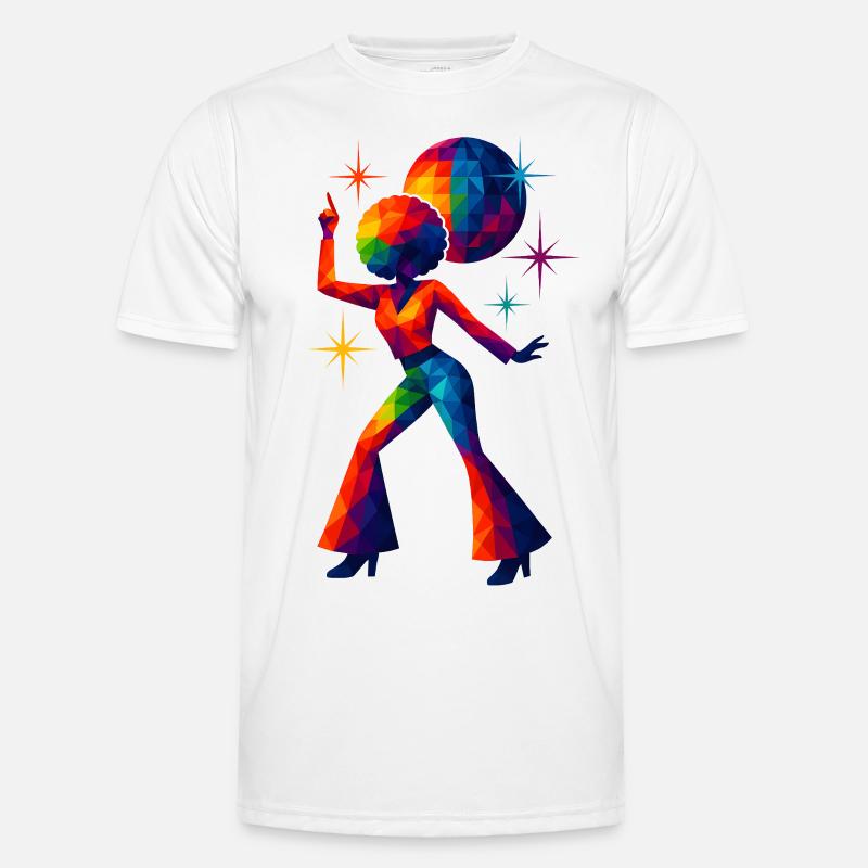 WPAP Style - Danseuse Disco des Années 70 T-shirt sport Homme