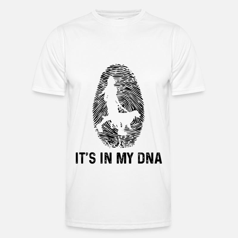 C’est dans mon ADN 2 - - T-shirt sport Homme - blanc