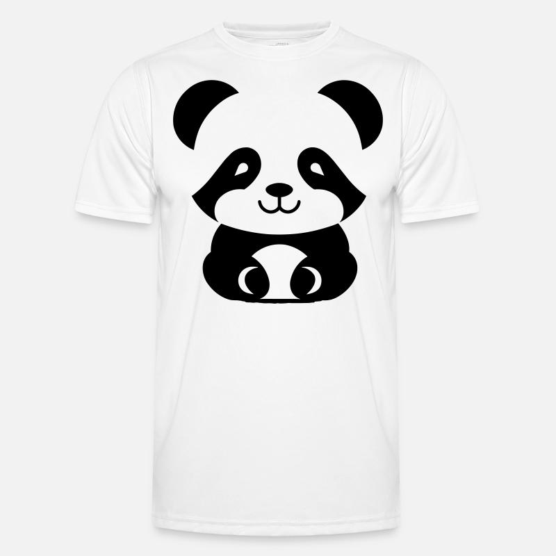 panda - Men's Functional T-Shirt - white