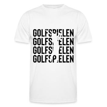 Golfspiele - - Männer Funktions-T-Shirt - Weiß - Vorne - AI Model Male 178 dark (178cm)