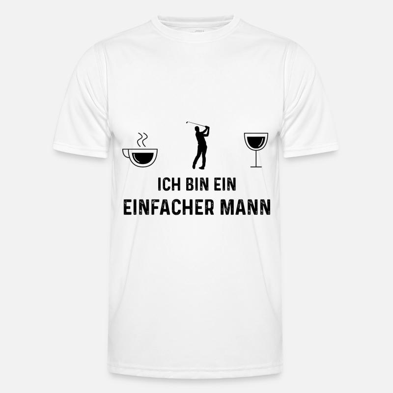 Ich bin ein Einfacher Mann - (2) Männer Funktions-T-Shirt