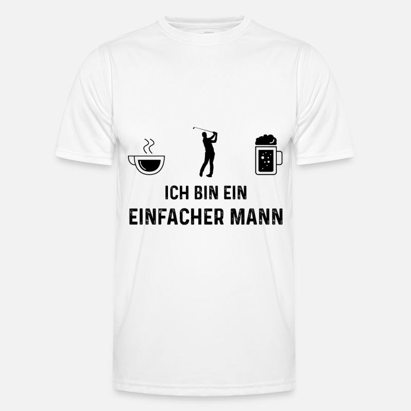 Ich bin ein Einfacher Mann - (los) Männer Funktions-T-Shirt