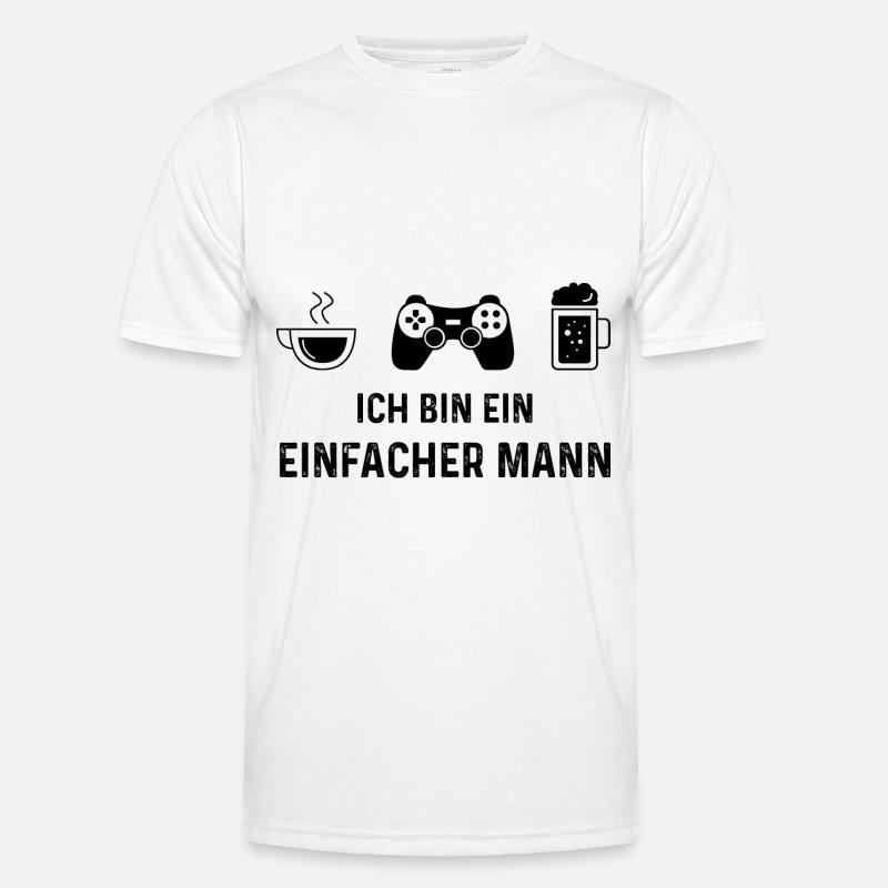 Ich bin ein Einfacher Mann - Männer Funktions-T-Shirt