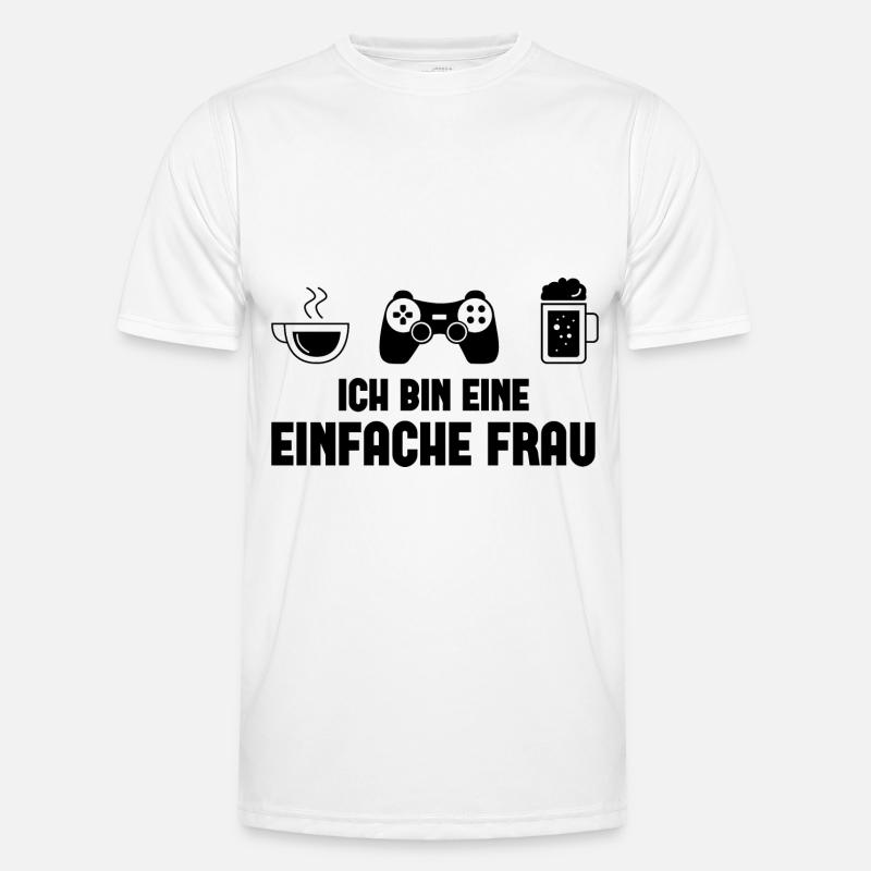 Ich bin ein Einfache Frau - Männer Funktions-T-Shirt
