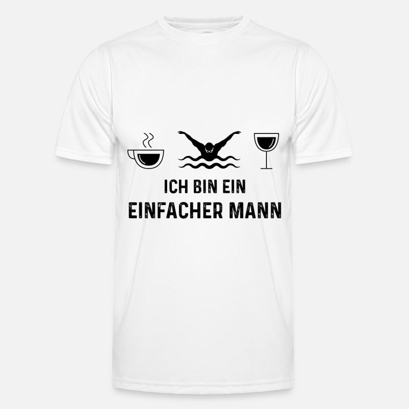 Ich bin ein Einfacher Mann - (2) Männer Funktions-T-Shirt