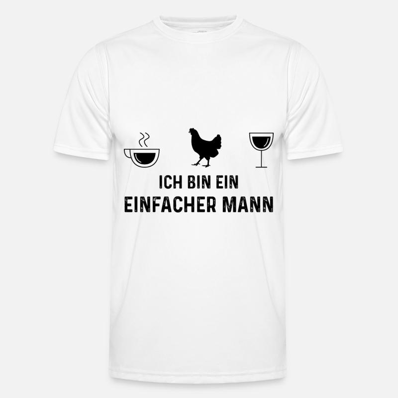 Ich bin ein Einfacher Mann 2 - Männer Funktions-T-Shirt