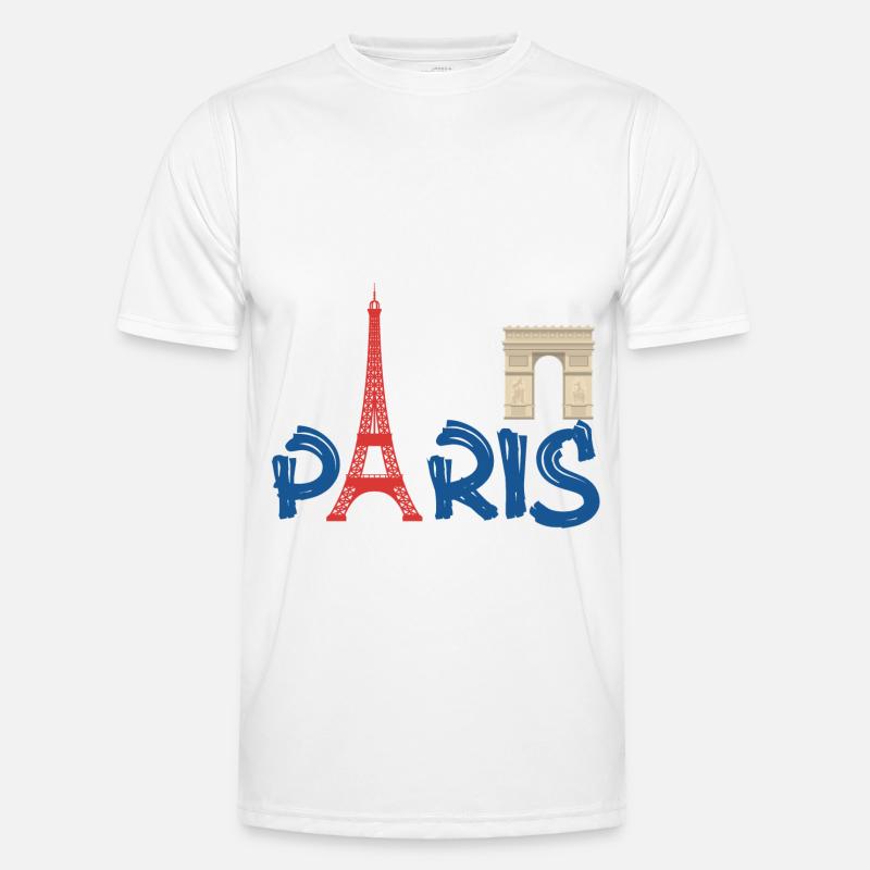 PARIS Männer Funktions-T-Shirt