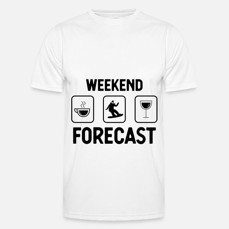 Weekend Forecast 1 - - Men's Functional T-Shirt - white