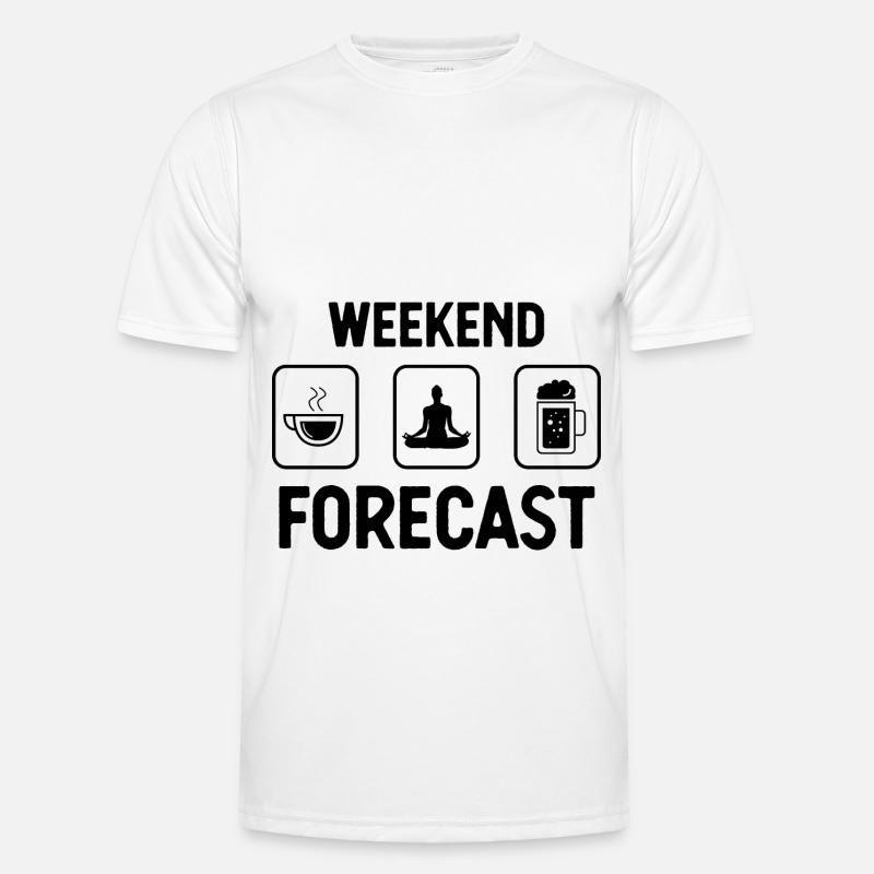 Weekend Forecast - (2) - Men's Functional T-Shirt - white