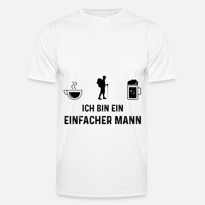 Ich bin ein Einfacher Mann - Männer Funktions-T-Shirt