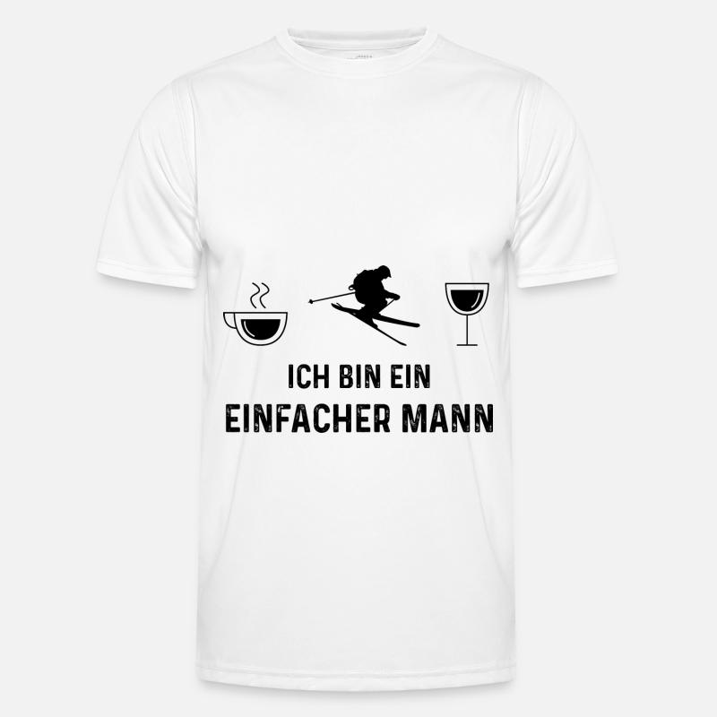 Ich bin ein Einfacher Mann - (2) Männer Funktions-T-Shirt