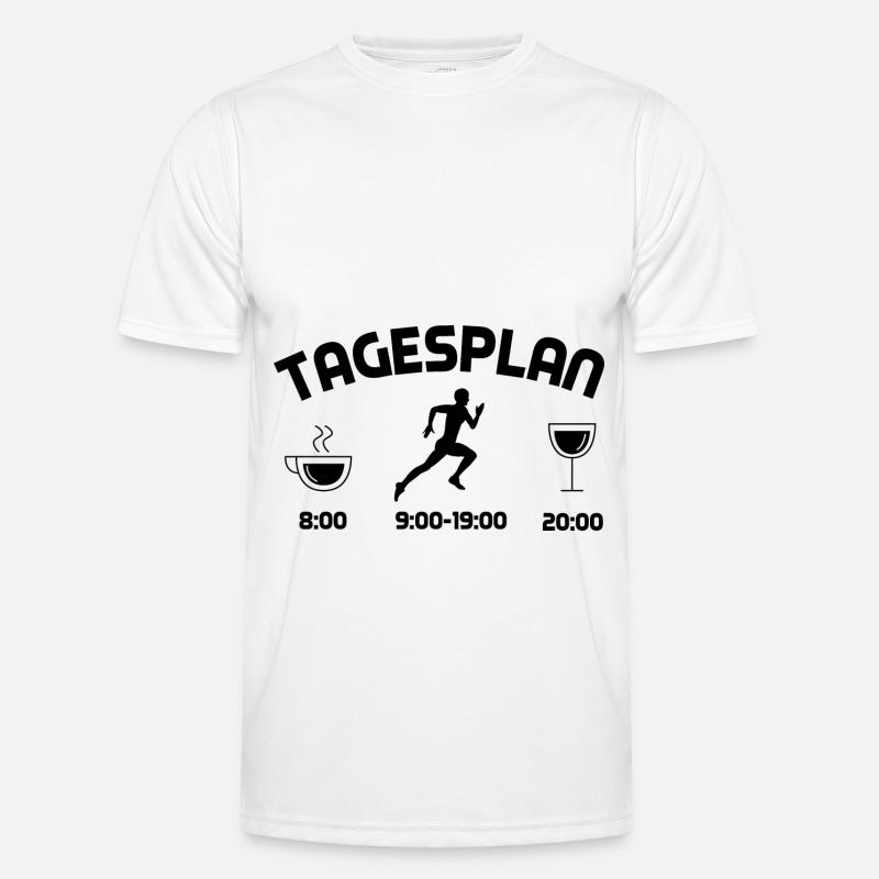 Tagsplan - (2) Männer Funktions-T-Shirt