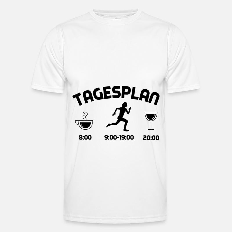 Tagesplan 1 - (2) Männer Funktions-T-Shirt
